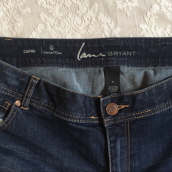 Lane Bryant Pants - Lane Bryant genius fit dark wash Capri